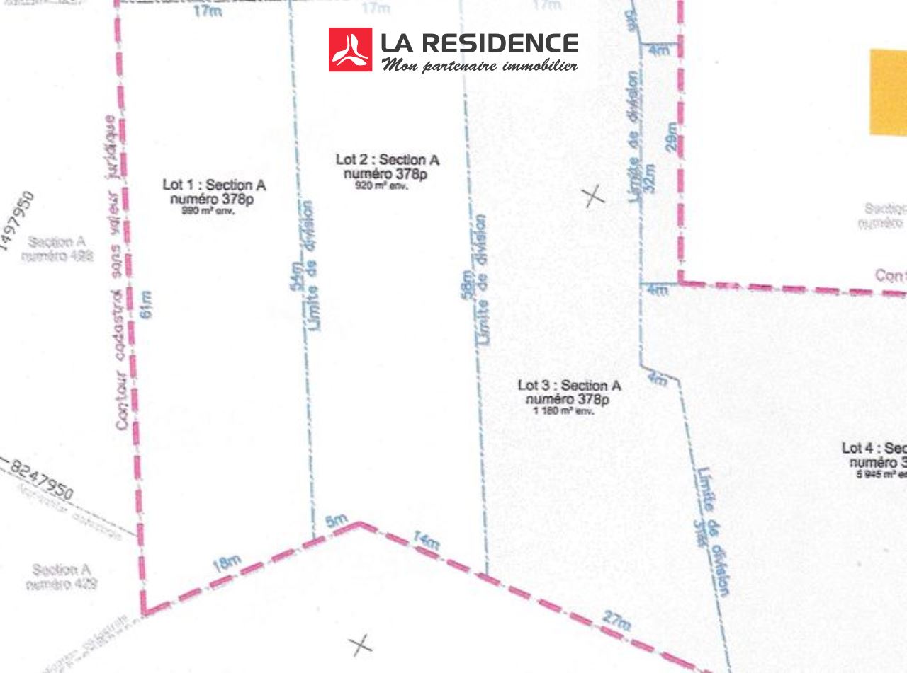 Terrain à vendre à Villerville, 1180 m2