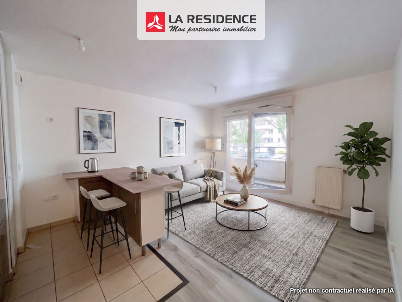 Appartement à vendre à Saint Ouen l'Aumone, 3 pièces, 53 m2